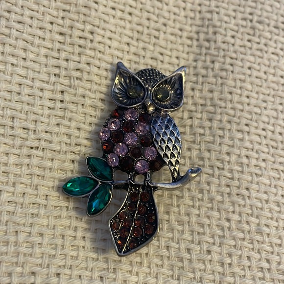Jewelry - NWOT Owl Brooch